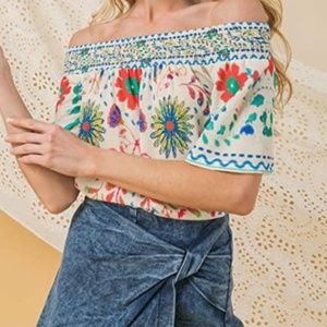 Flying Tomato Off Shoulder Top